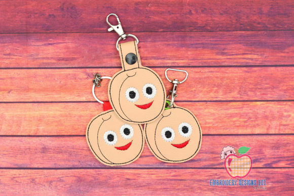 Cute Cartoon Apricot Keyfob ITH Review