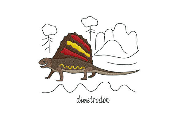 Cute Dinosaur Dimetrodon: A Craft Fair Best-Seller Review