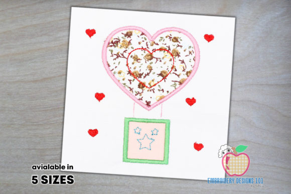 Heart Hot Air Balloon Design Review for Craft Fairs