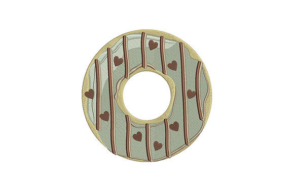 Heart Sprinkled Donut: A Sweet Stitch for Handmade Gifts