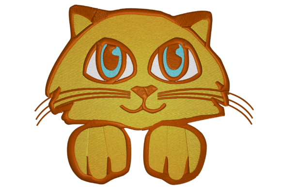 Little Cat: A Playful Embroidery Design for Etsy Sellers