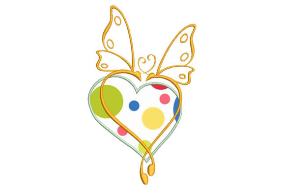 Review: Butterflies on Love Heart Applique Design