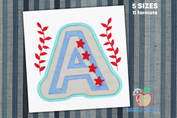 Review: Letter a Double Applique for Boutique Sweatshirts