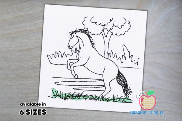 Review: Wild Horse in Forest Quick Stitch for Etsy Shops