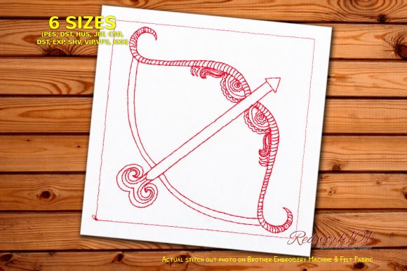 Reviewing Sagittarius Zodiac Sign Redwork for Holiday Collections