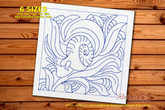 Snail on the Tree Branch Redwork Review
