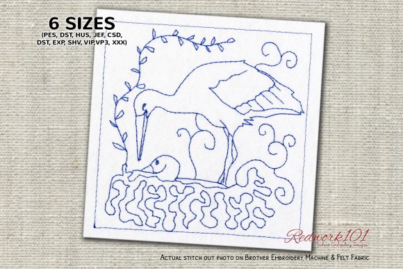 Two Stork in the Nest Lineart: A Designer's Review